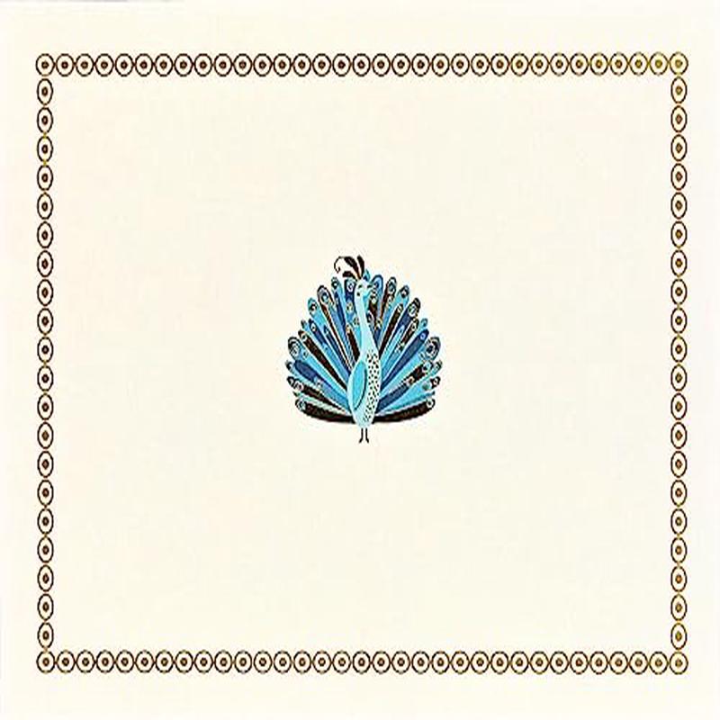 Peacock Note Cards (14 Cards, 15 Self-Sealing Envelopes)