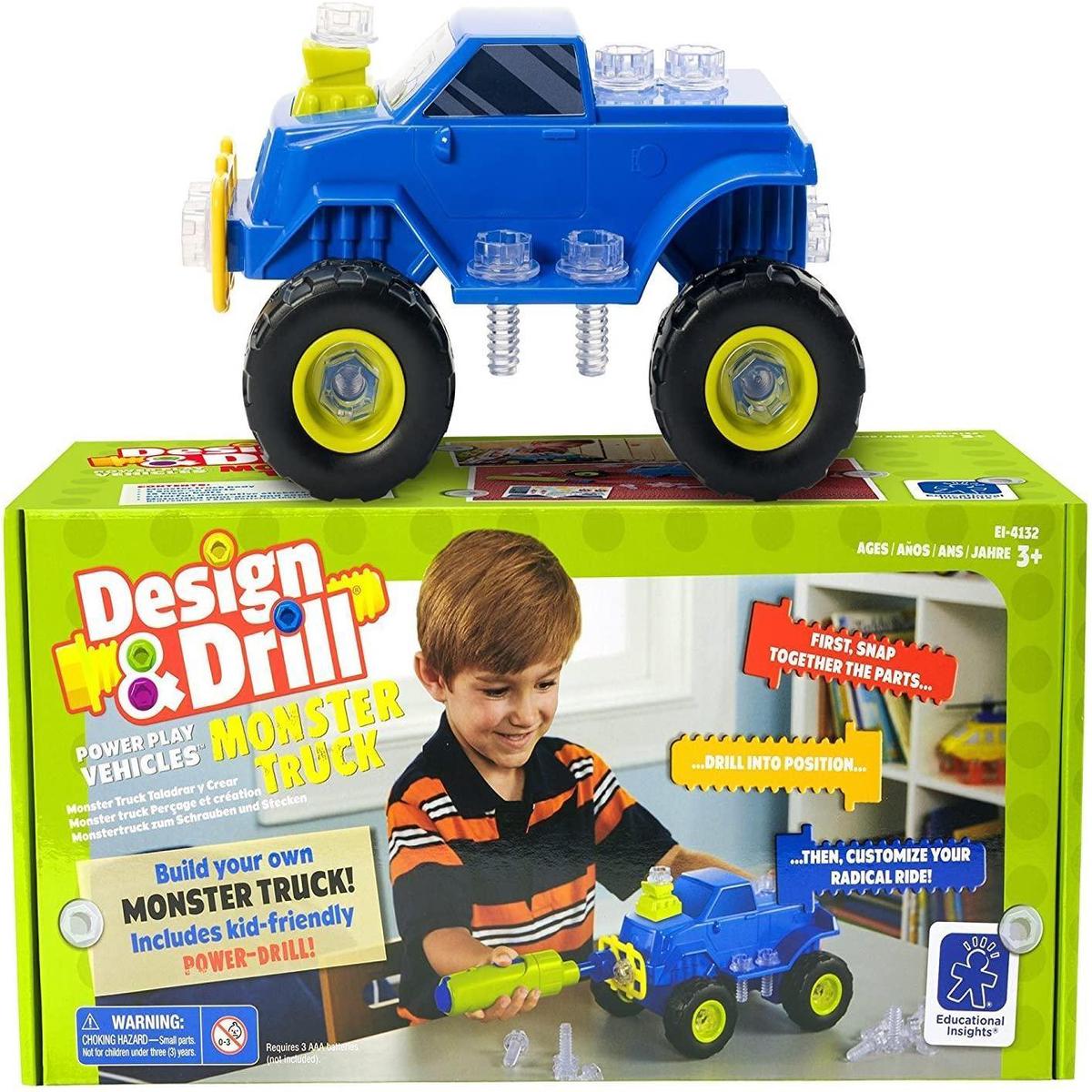 Educational Insights 4132 Design & Drill Monster Truck