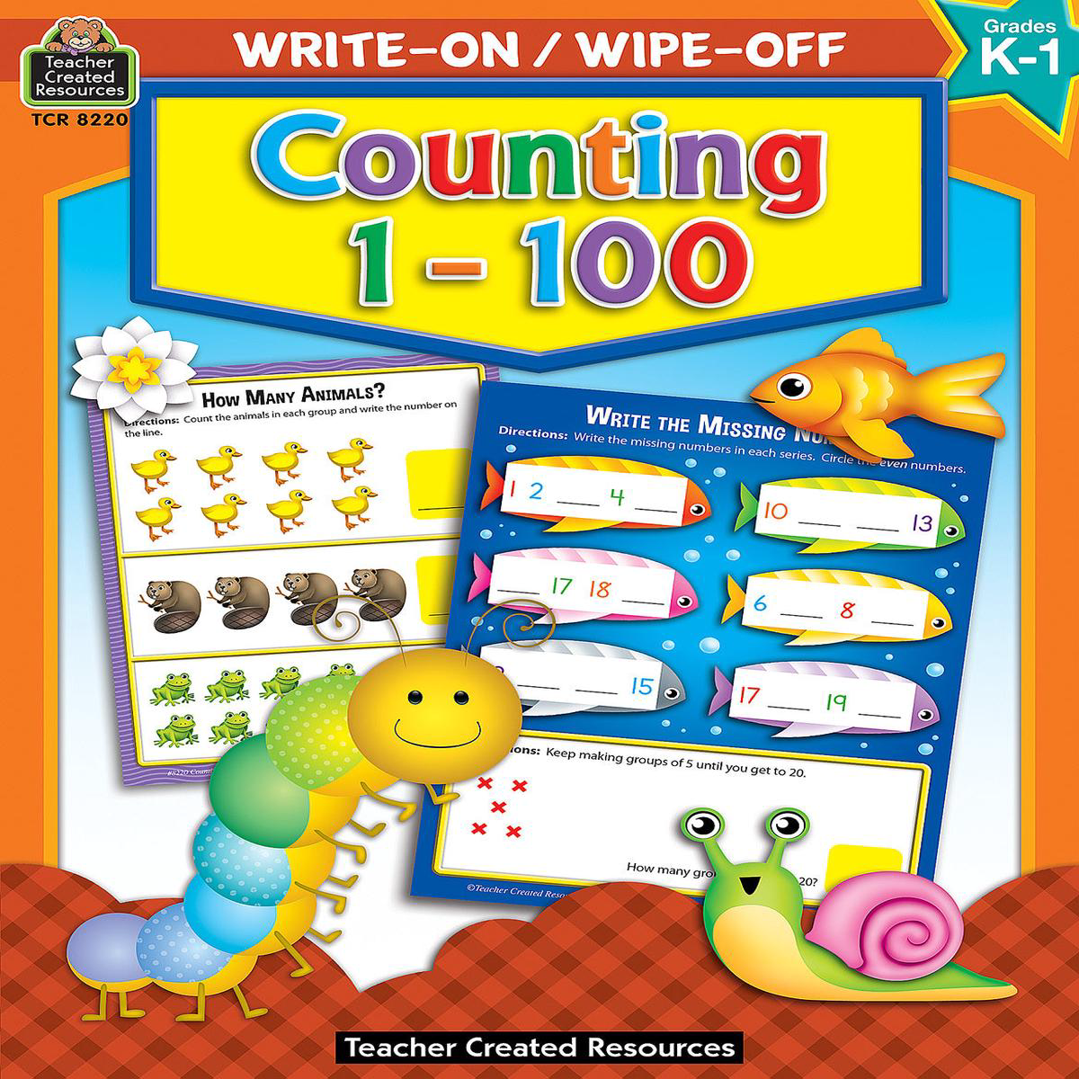 Write-On/Wipe-Off: Counting 1100 Paperback