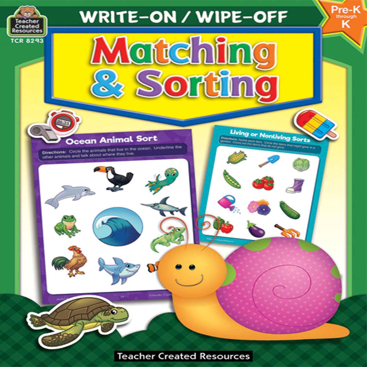 Write-On/Wipe-Off: Matching and Sorting Paperback