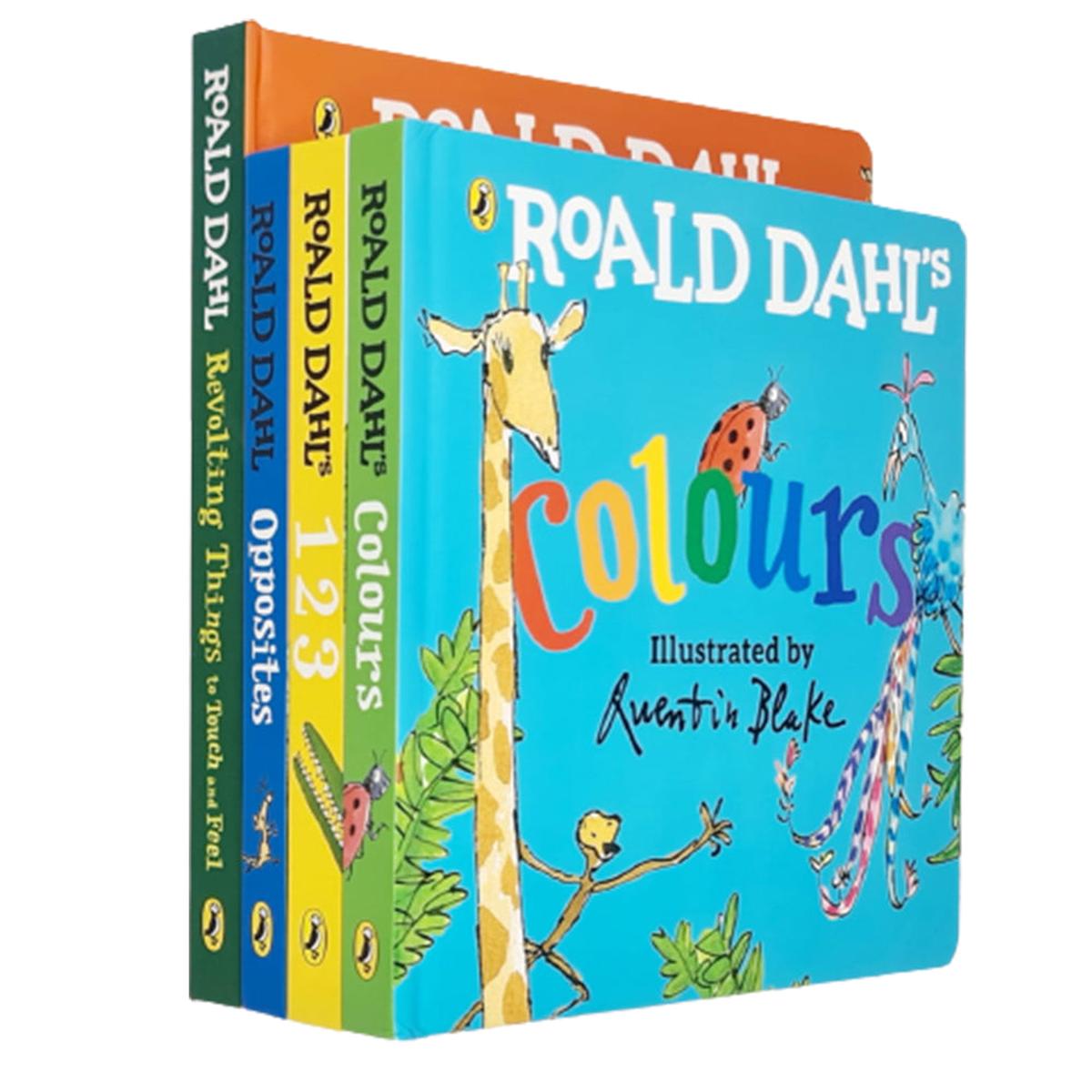 Roald Dahl Picture Series 4 Books Collection Set (Colours,123,Opposites,Rhymes)