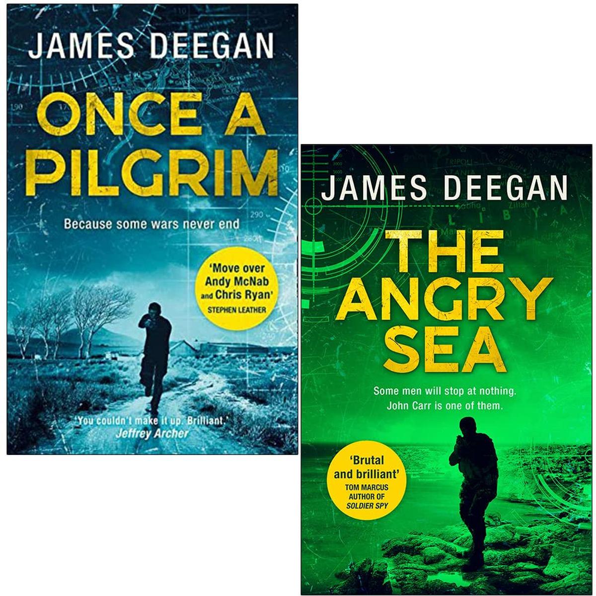 A John Carr Thriller 2 Books Collection Set by James Deegan - Fiction - Paperback