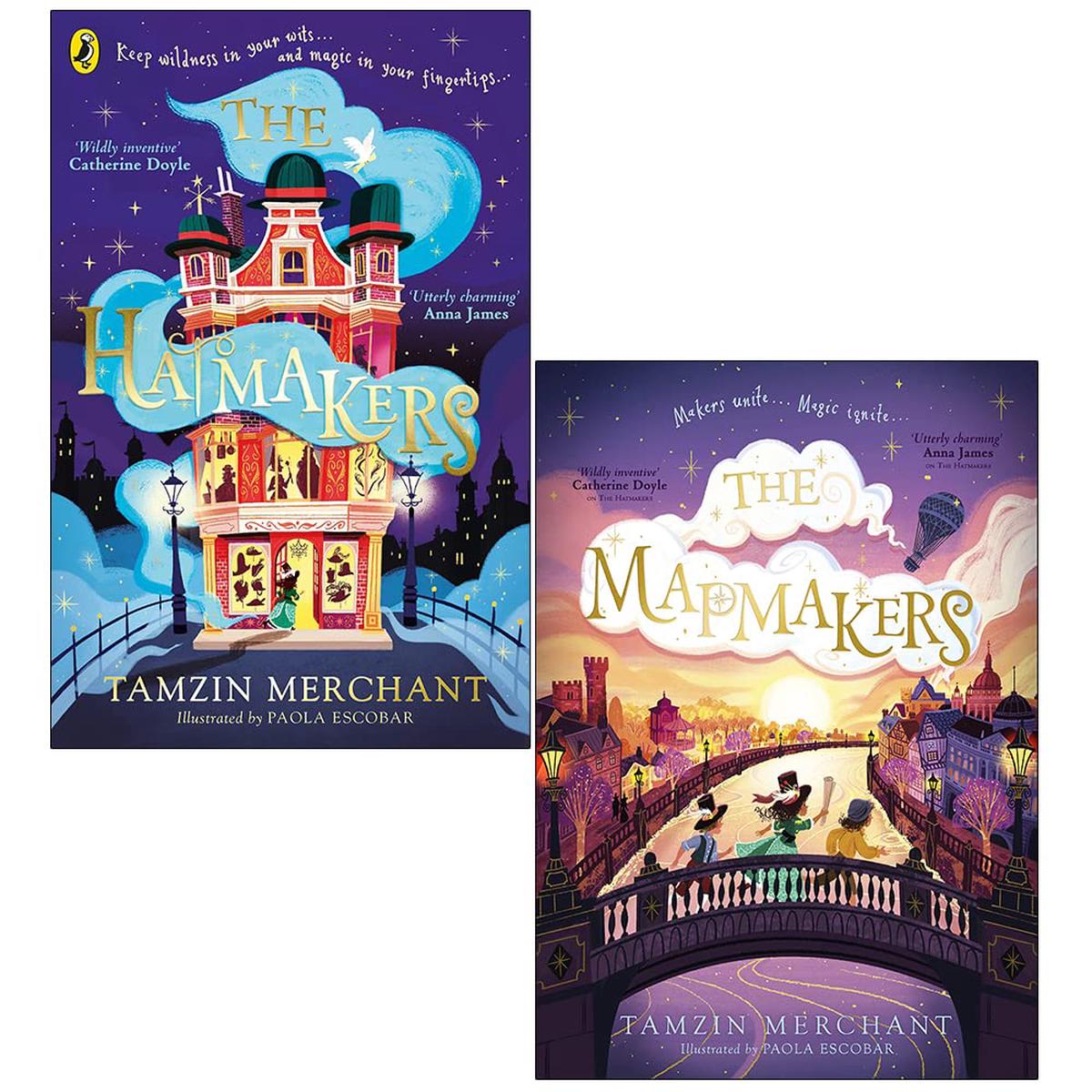 The Hatmakers Series Collection 2 Books Set By Tamzin Merchant (The Hatmakers, The Mapmakers)