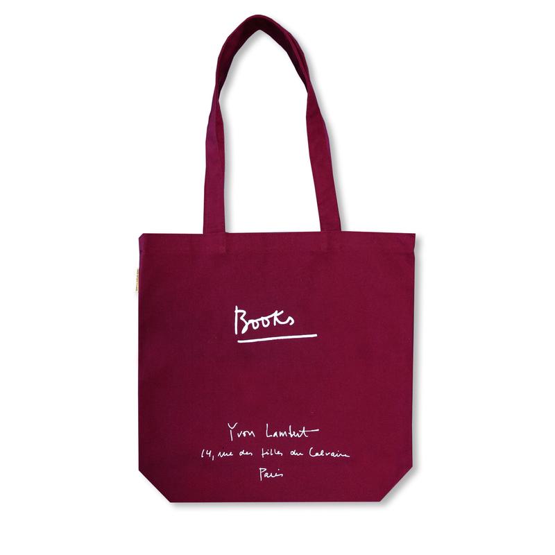 YVON LAMBERT TOTE BAG (REGULAR / BURGUNDY)