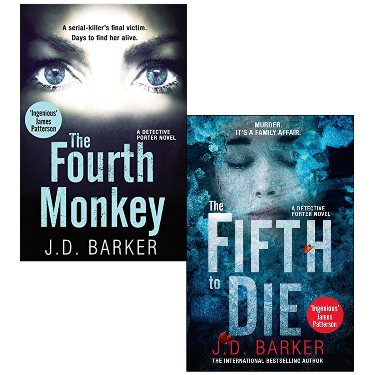4MK Thriller Series 2 Books Collection Set by J.D. Barker - Fiction - Paperback