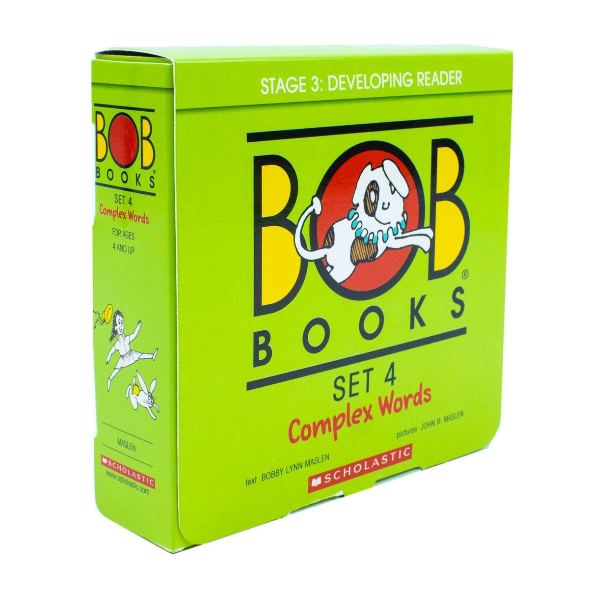 Bob Books - Complex Words Box Set Phonics, Ages 4 and Up, Kindergarten, First Grade (Stage 3: Developing Reader): 04