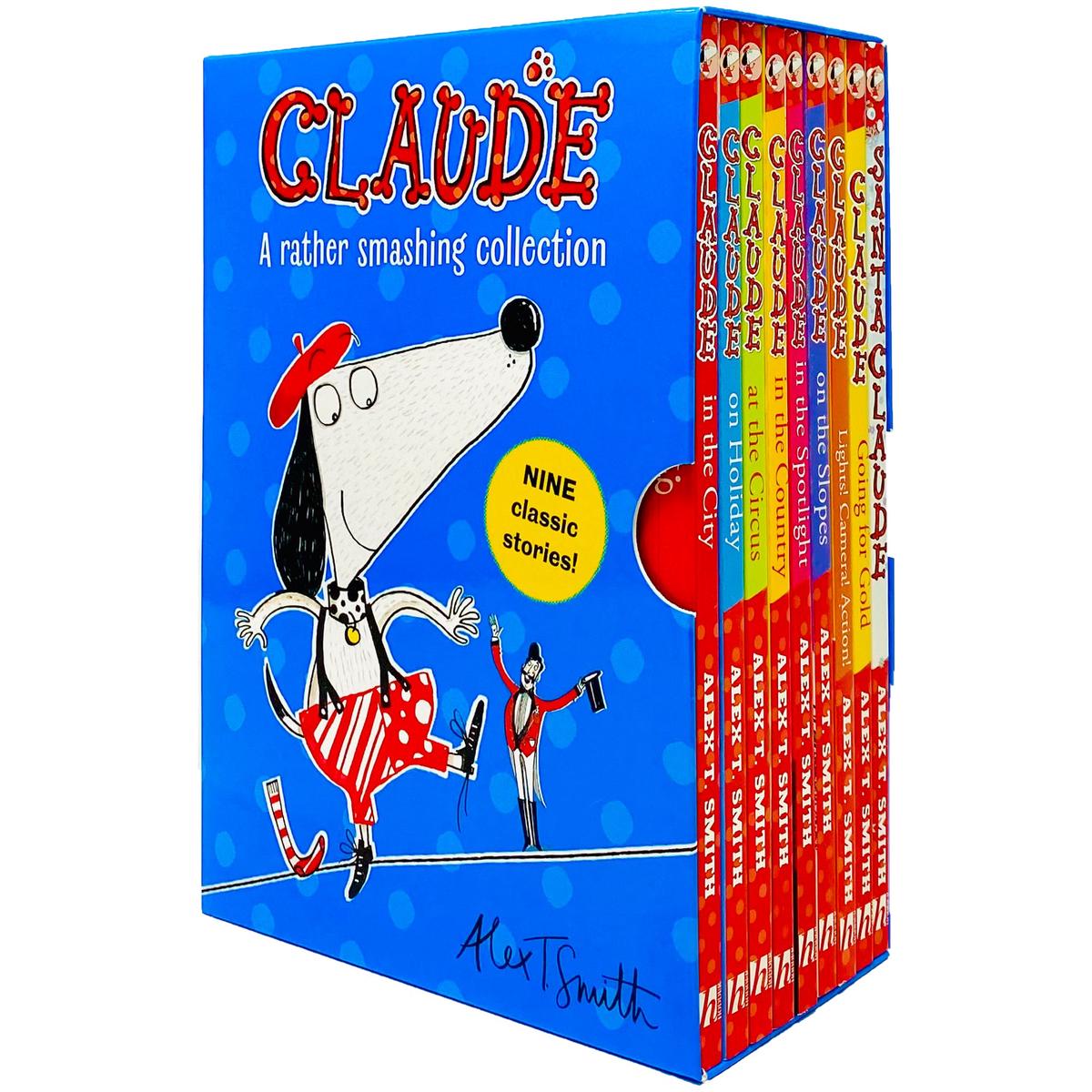Claude  A Rather Smashing Collection 9 Books Box Set by Alex T. Smith (In The CitY)