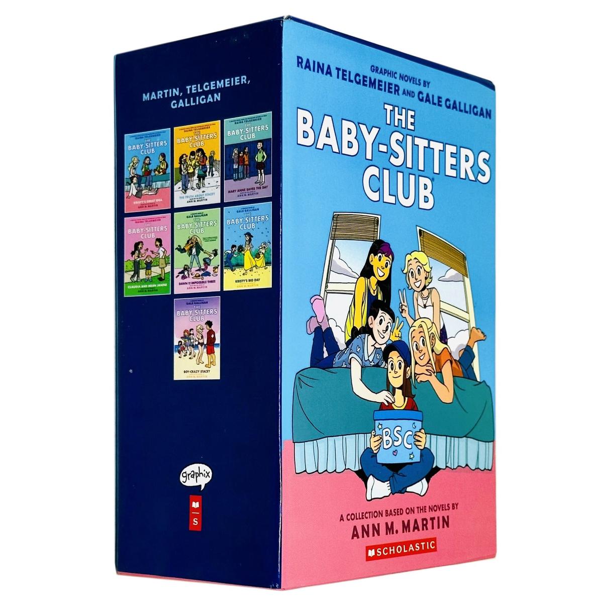 Babysitters Club Graphix 1-7 Box-Set: Full-Color Edition (Baby-Sitters Club Graphic Novel) Paperback