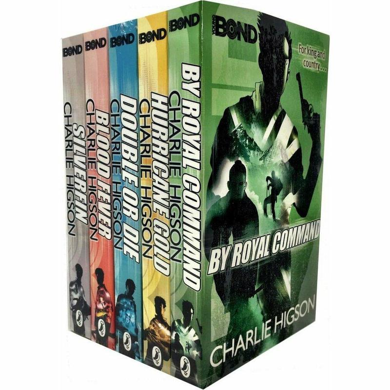 Charlie Higson Young Bond collection 5 books set. (Blood Fever, Double or Die, Hurricane Gold, Silverfin)