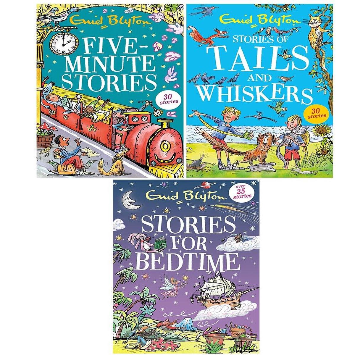 Bumper Short Story Collection 3 Books Set by Enid Blyton Stories of TailWhiskers