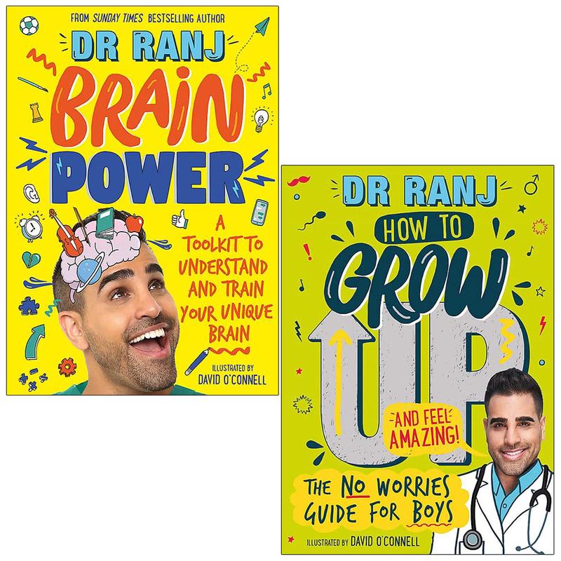 Dr Ranj Singh Collection 2 Books Set (Brain Power, How to Grow Up and Feel Amazing)